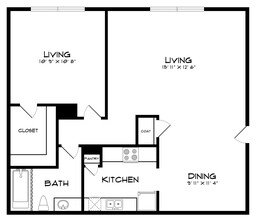 SOUTH CREST in Dallas, TX - Foto de edificio - Floor Plan