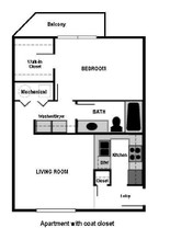 Parkside Apartments in Provo, UT - Foto de edificio - Floor Plan