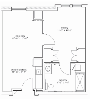 Crestview in Bryan, TX - Building Photo - Floor Plan