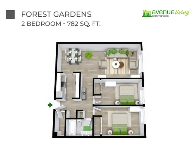 Forest Gardens in Moose Jaw, SK - Building Photo - Floor Plan