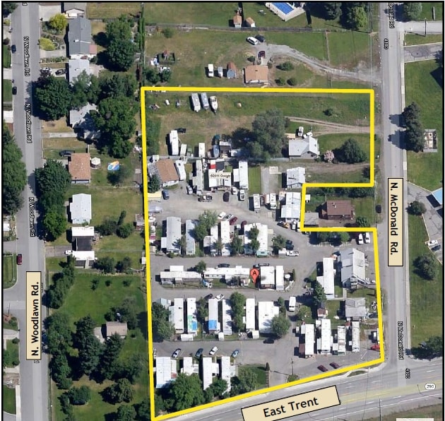 4105 N McDonald Rd in Spokane, WA - Foto de edificio