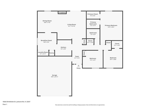 10626 Wimbledon Dr in Jacksonville, FL - Foto de edificio - Building Photo