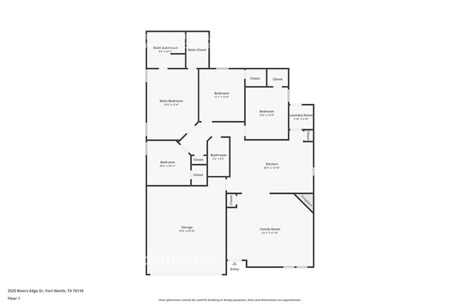 2525 Rivers Edge Dr in Fort Worth, TX - Foto de edificio - Building Photo