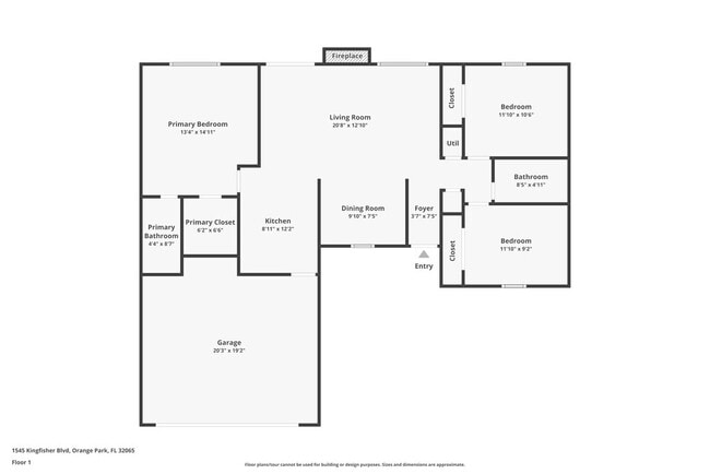 1545 Kingfisher Blvd in Orange Park, FL - Foto de edificio - Building Photo