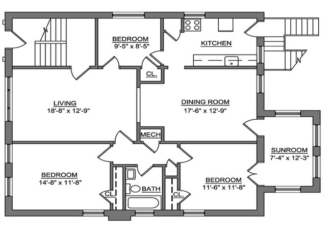 722 Kingsland Ave in St. Louis, MO - Building Photo - Floor Plan