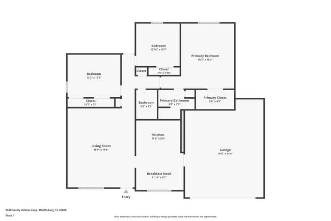 1638 Sandy Hollow Loop in Middleburg, FL - Foto de edificio - Building Photo
