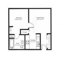 Luther Place Apartment Homes in Topeka, KS - Foto de edificio - Floor Plan