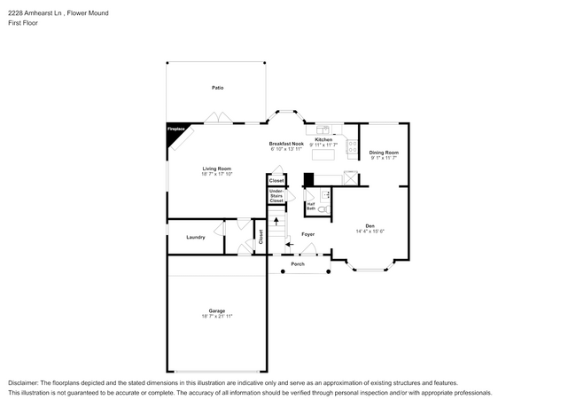 2228 Amhearst Ln in Flower Mound, TX - Foto de edificio - Building Photo