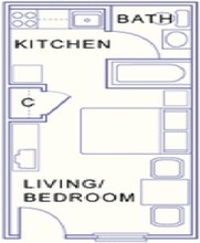 American Furnished Apartments in Johnson City, TN - Building Photo - Floor Plan