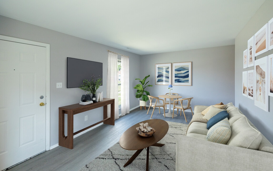 River Pointe Townhomes in Fort Wayne, IN - Foto de edificio