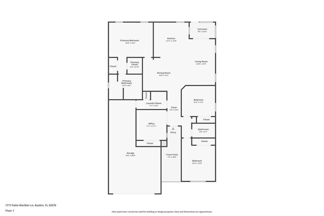 1717 Palm Warbler Ln in Ruskin, FL - Building Photo - Building Photo