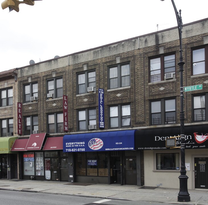 62-24-62-26 Myrtle Ave in Glendale, NY - Foto de edificio