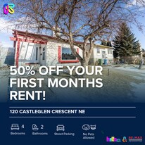 120 Castleglen Crescent NE in Calgary, AB - Building Photo