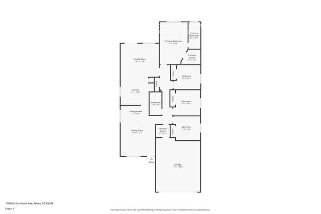 10939 E Diamond Ave in Mesa, AZ - Foto de edificio - Building Photo