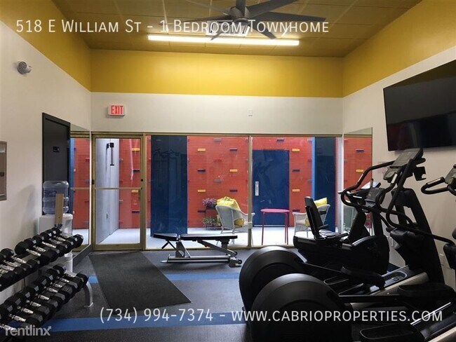 518 E William St-Unit -1 Bedroom Townhome in Ann Arbor, MI - Building Photo - Building Photo