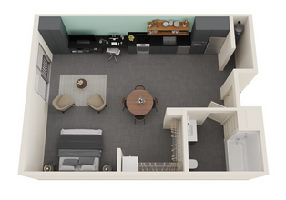 Dwell @ 5th and Farmer in Tempe, AZ - Building Photo - Floor Plan