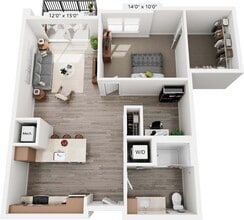 Yellowstone Apartments in Madison, WI - Building Photo - Floor Plan