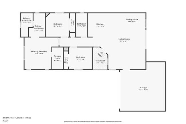 926 E Madeline Dr in Chandler, AZ - Building Photo - Building Photo