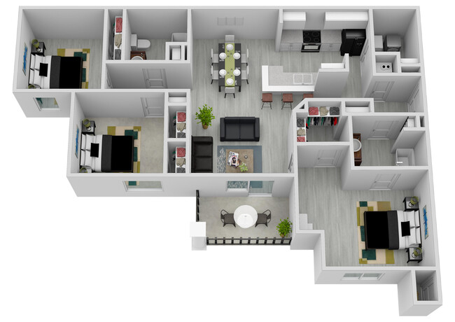 Arbours at Lafayette in Lafayette, LA - Building Photo - Floor Plan