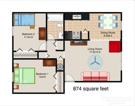 Stonebrook of Evansville in Evansville, IN - Building Photo - Floor Plan