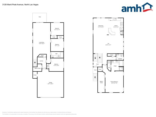 3128 Manti Peak Ave in North Las Vegas, NV - Foto de edificio - Building Photo