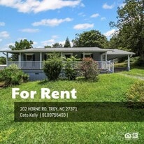 202 Horne Rd in Troy, NC - Building Photo