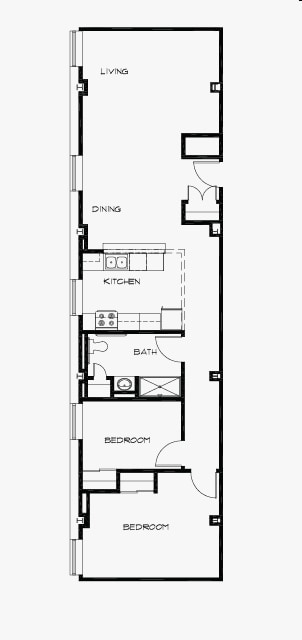 Jerome Senior Apartments in Batavia, NY - Building Photo - Floor Plan