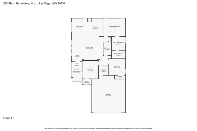332 Plum Horse Ave in North Las Vegas, NV - Building Photo - Building Photo