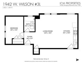 1942 W Wilson Ave, Unit 3L in Chicago, IL - Building Photo - Building Photo