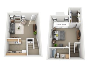 Valley Creek Apartments in Garland, TX - Foto de edificio - Floor Plan