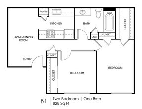 Westwood Park Apartments in Alvin, TX - Foto de edificio - Floor Plan