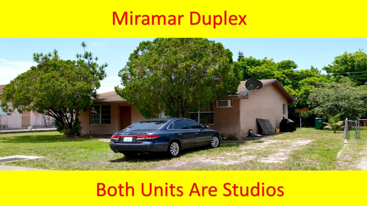 Miramar Duplex in Miramar, FL - Building Photo