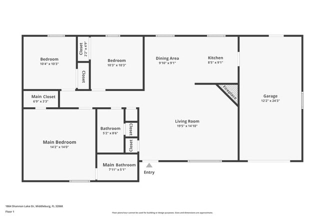 1864 Shannon Lake Dr in Middleburg, FL - Foto de edificio - Building Photo