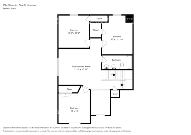 16942 Hampton Glen Ct in Houston, TX - Foto de edificio - Building Photo