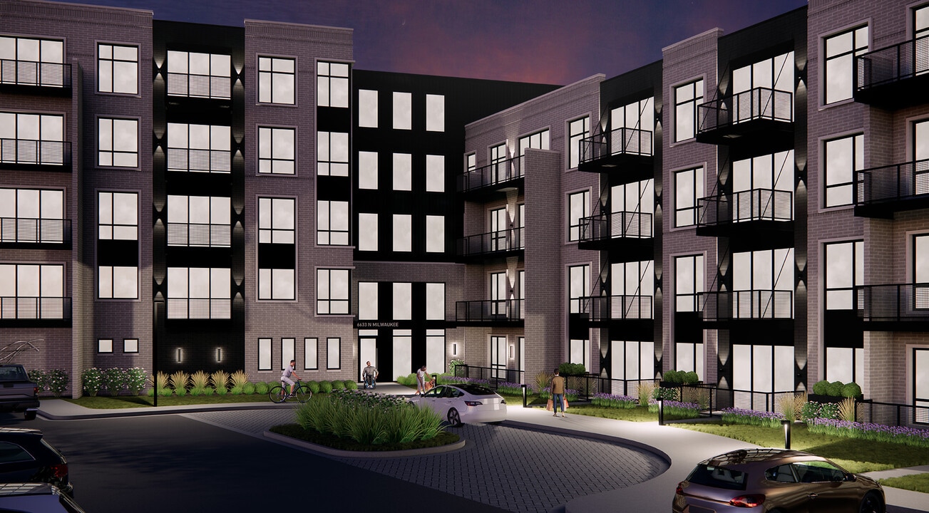 Novu Apartments in Niles, IL - Foto de edificio