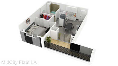 www.midcityflatsla.com in Los Angeles, CA - Foto de edificio - Building Photo