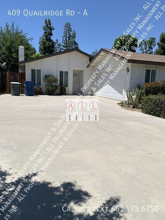 409 Quailridge Rd in Bakersfield, CA - Building Photo