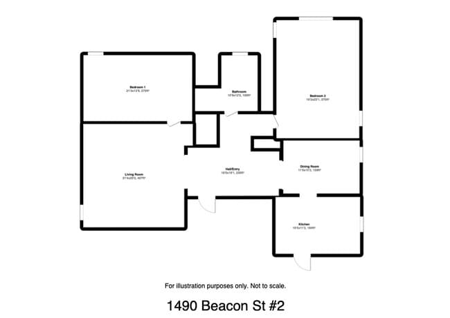 property at 1490 Beacon St