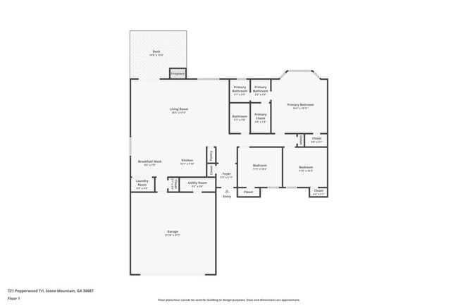 721 Pepperwood Trail in Stone Mountain, GA - Building Photo - Building Photo