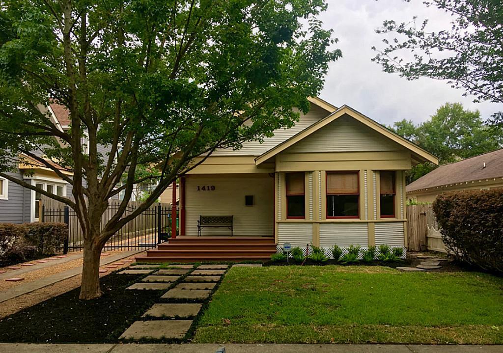 1419 Ashland St in Houston, TX - Foto de edificio