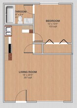 Sandpiper Apartments in Mesa, AZ - Foto de edificio - Floor Plan