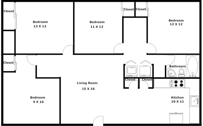 Pine Forest Homes in Gainesville, FL - Building Photo - Floor Plan