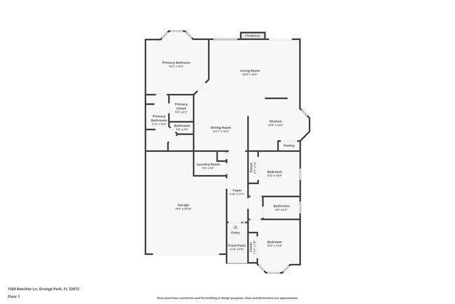 1560 Beecher Ln in Orange Park, FL - Foto de edificio - Building Photo