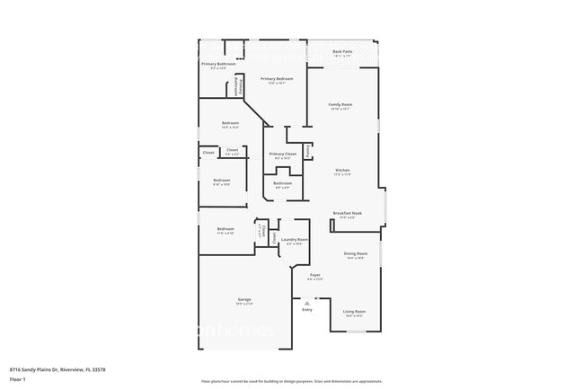 8716 Sandy Plains Dr in Riverview, FL - Foto de edificio - Building Photo