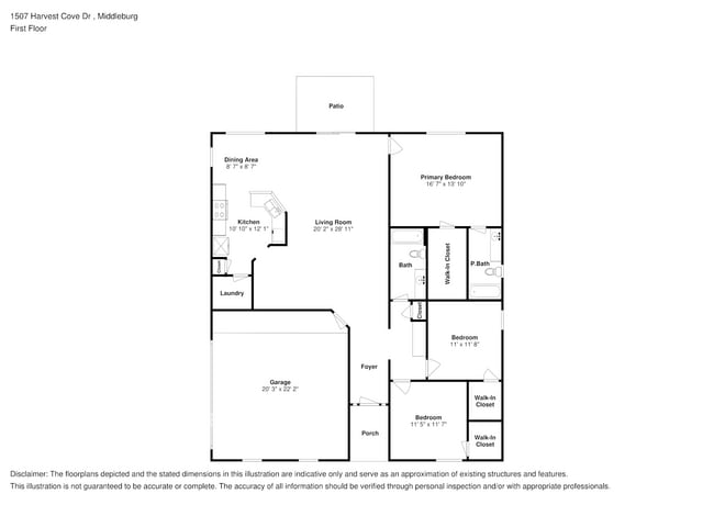 1507 Harvest Cove Dr in Middleburg, FL - Foto de edificio - Building Photo