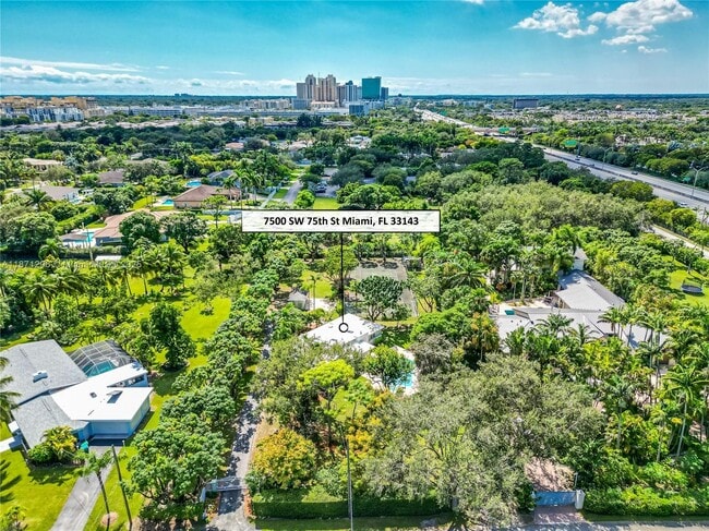 property at 7500 SW 75th St
