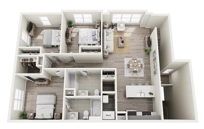 The Place at Burlington in Burlington, NJ - Foto de edificio - Floor Plan