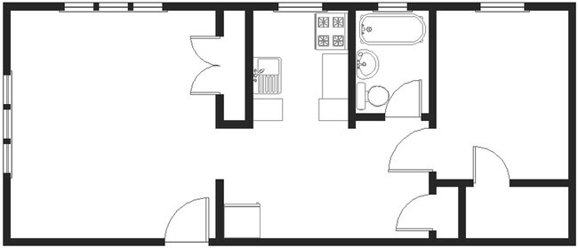Summit View Apartments in St. Paul, MN - Foto de edificio - Floor Plan