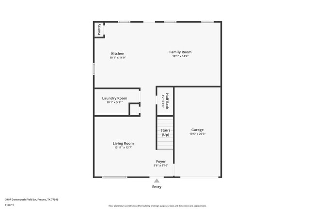 property at 3407 Dartmouth Field Ln