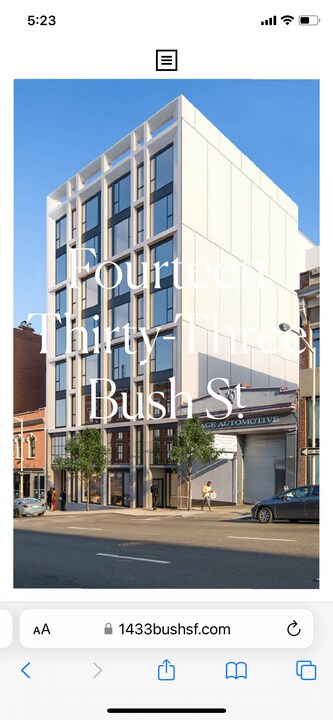 1433 Bush St in San Francisco, CA - Building Photo